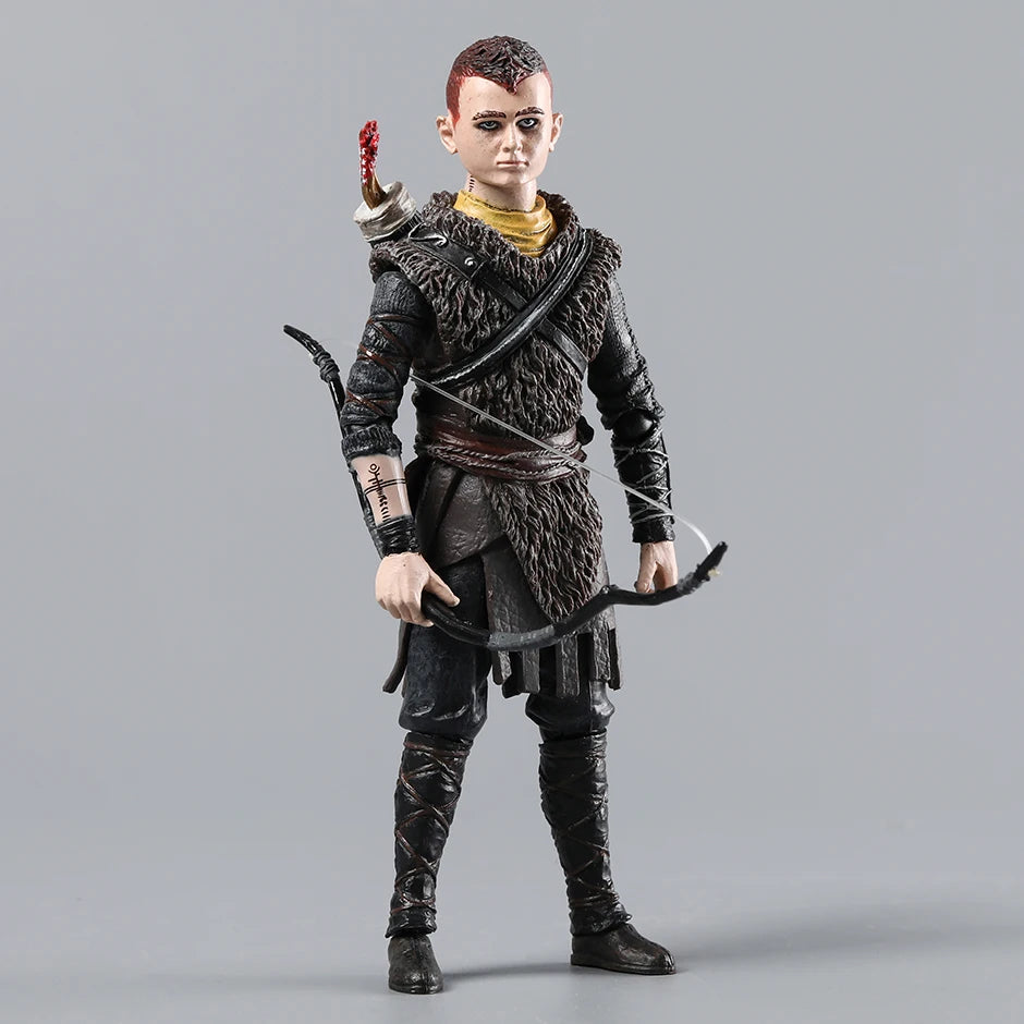 God of War Kratos Atreus Action Figure Collectable Joints Moveable Model Toy