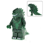 Godzilla Green Kaiju Lego Minifigures Custom Toys
