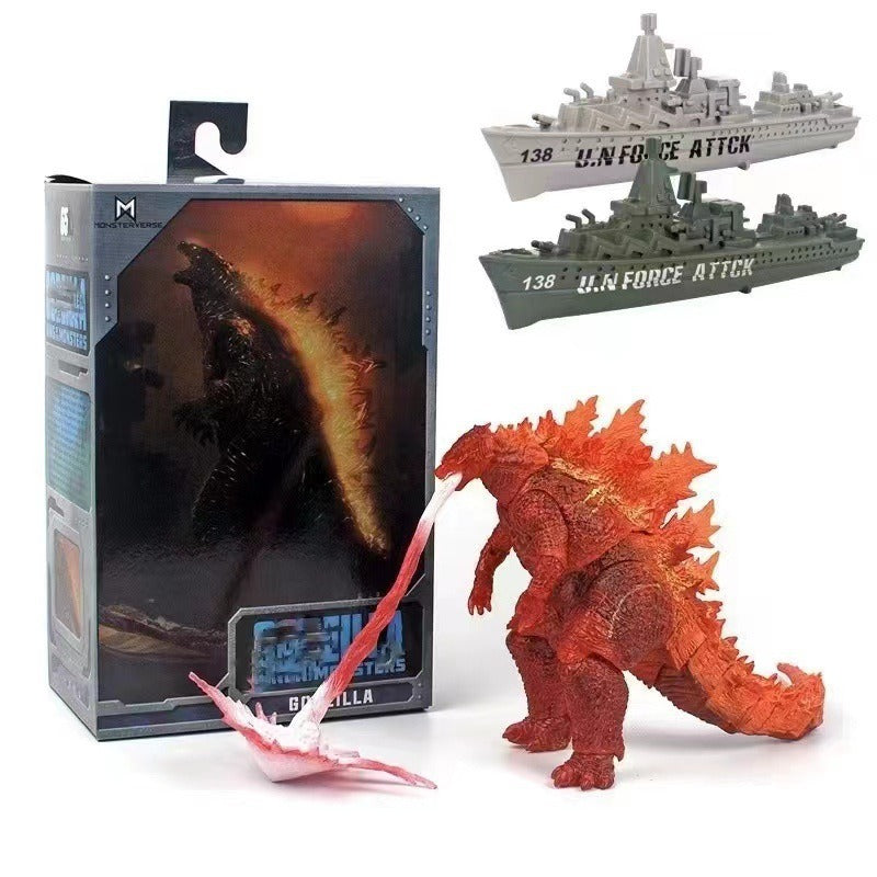 Godzilla vs. Kong Toy Action Figure, Movable Joints Godzilla Action Figure