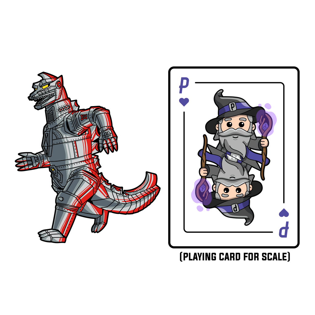 Mechagodzilla XL AR Pin (Showa Era) - 