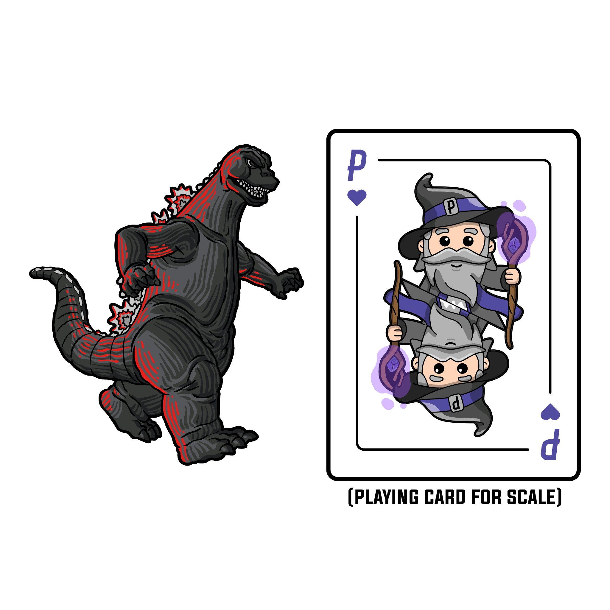 Godzilla XL AR Pin (Showa Era) - 