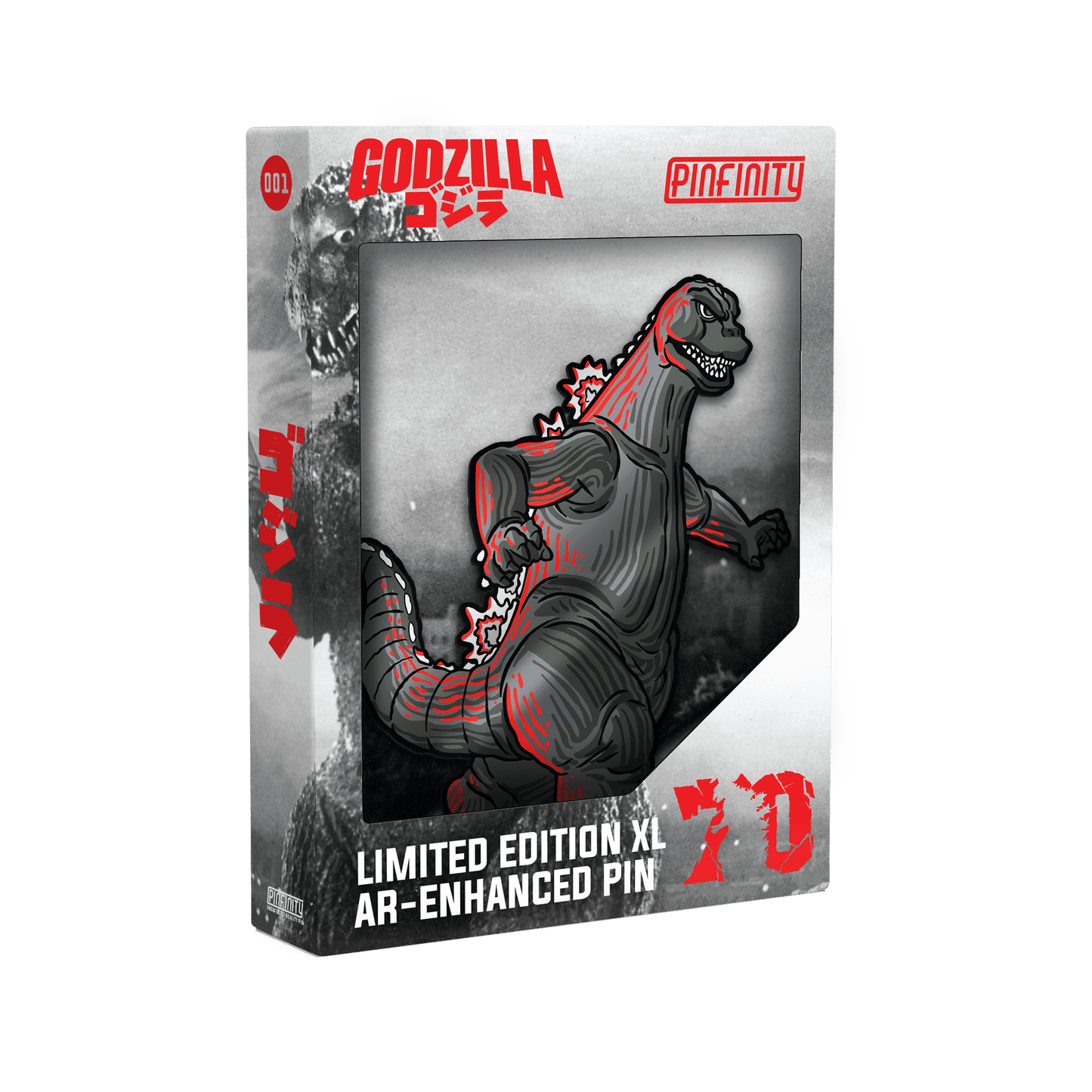Godzilla XL AR Pin (Showa Era) - 