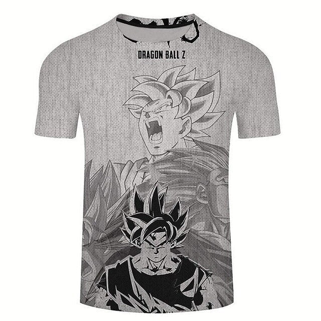 Goku Dragon Ball Z 3d T Shirt Summer Fashionable Short Sleeve Hip Hop Tee Tops Men Anime DBZ Harajuku T-Shirts