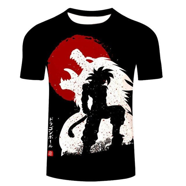 Goku Dragon Ball Z 3d T Shirt Summer Fashionable Short Sleeve Hip Hop Tee Tops Men Anime DBZ Harajuku T-Shirts