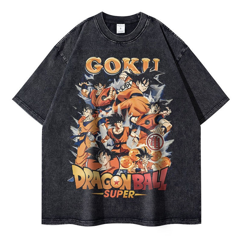 Goku T-shirts Oversized Anime Dragon Ball T Shirt