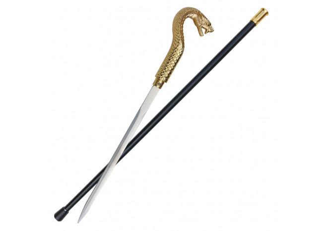 Golden Pharaoh King Cobra Sword Cane