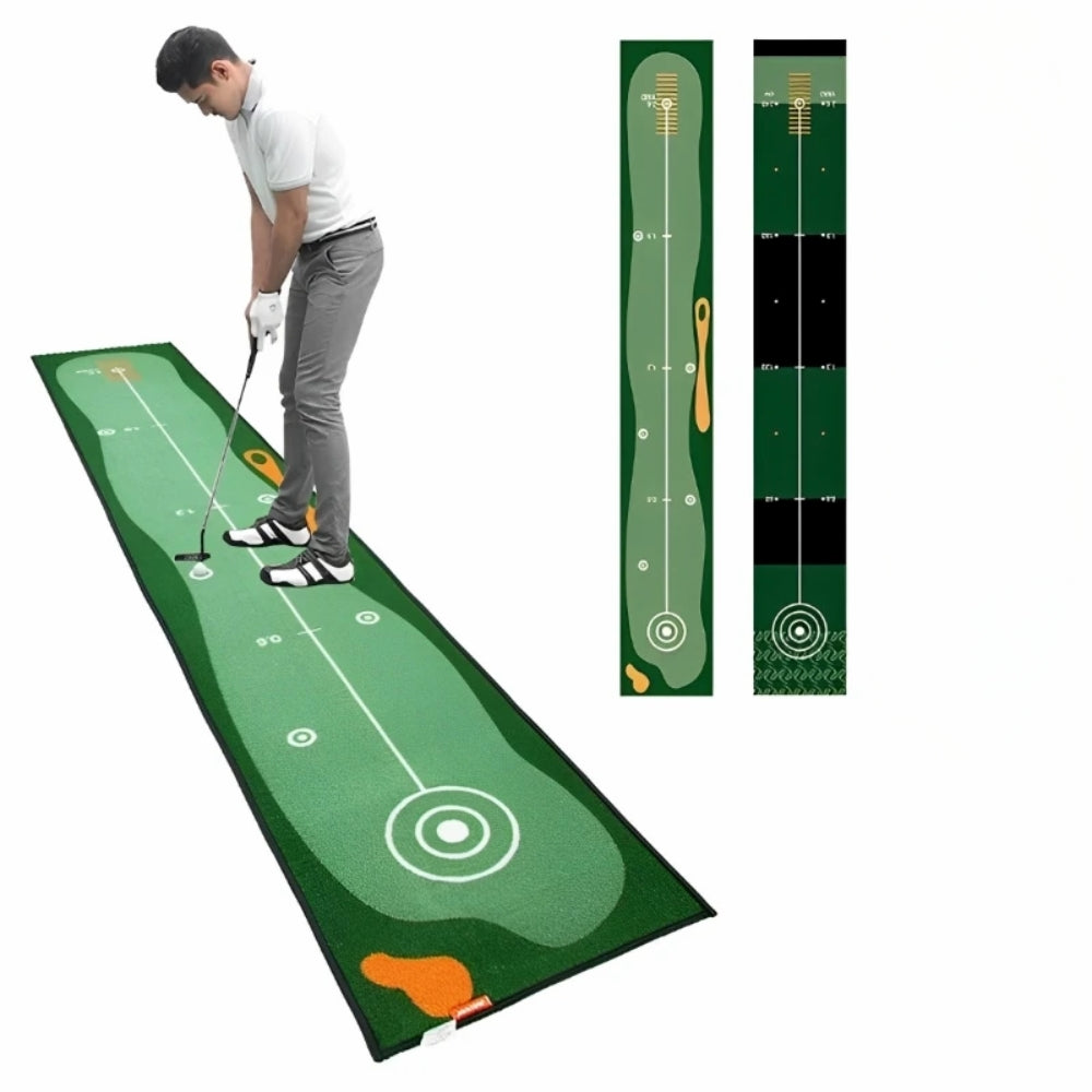 Golf Carpet Putting Mat Indoor Outdoor Training Putting Practice Golf