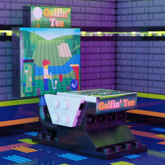 Golfin' Tee Arcade B3 Customs Building Set