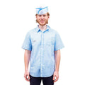 Good Burger Button Up Shirt Hat and Name Tag Halloween Costume Cosplay - S