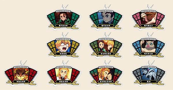 Demon Slayer Kimetsu No Yaiba DECOFLA Acrylic Keychain blind box ( 1 Blind Box ) - 