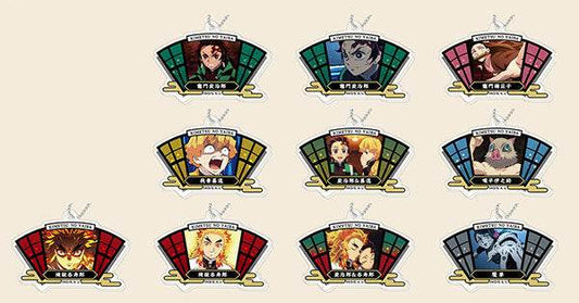 Demon Slayer Kimetsu No Yaiba DECOFLA Acrylic Keychain blind box ( 1 Blind Box ) - 