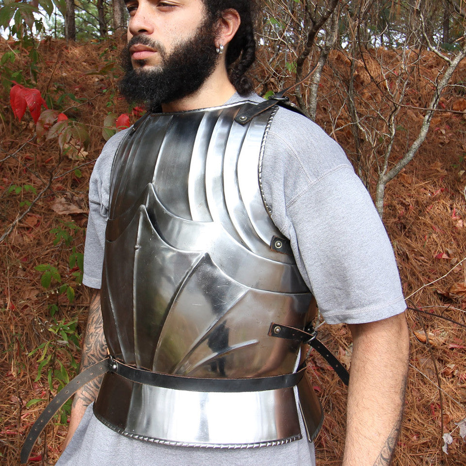 Gothic Valor Medieval Warrior German Gothic Body Armor Set +5