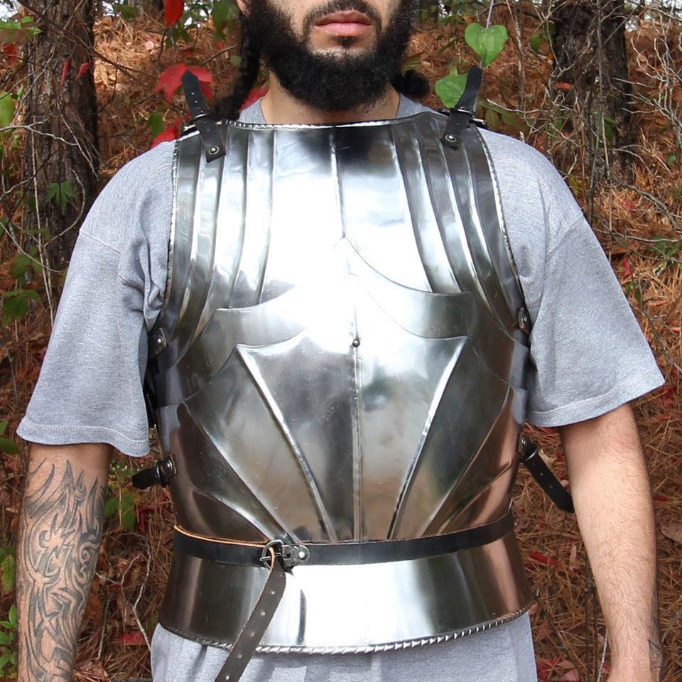 Gothic Valor Medieval Warrior German Gothic Body Armor Set +5