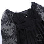 Gothic A Line Polyester Mini Dress
