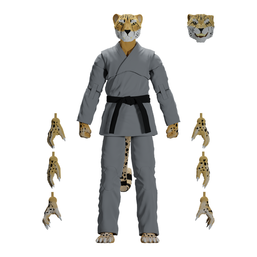 Jiu Jitsu Combat Creatures Chico the Cheetah Action Figure