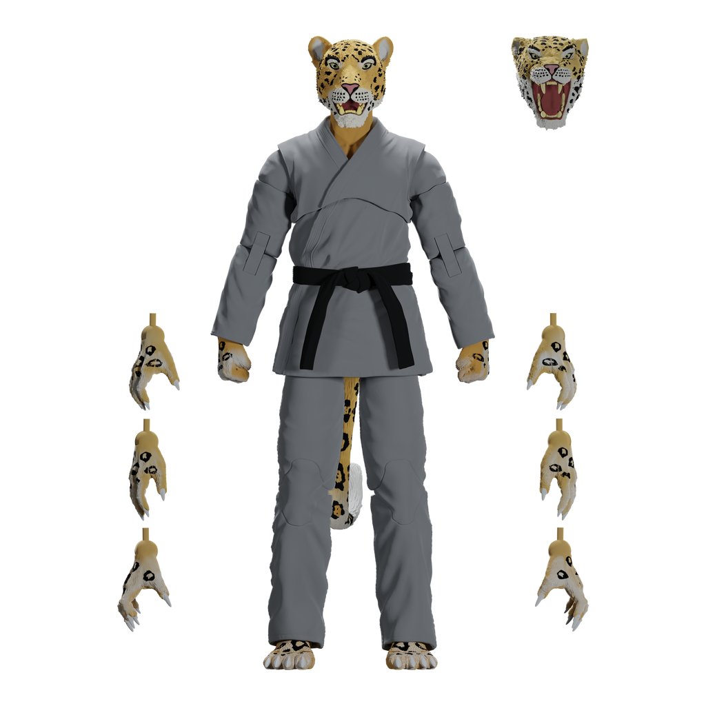 Jiu Jitsu Combat Creatures Jairo the Jaguar Action Figure