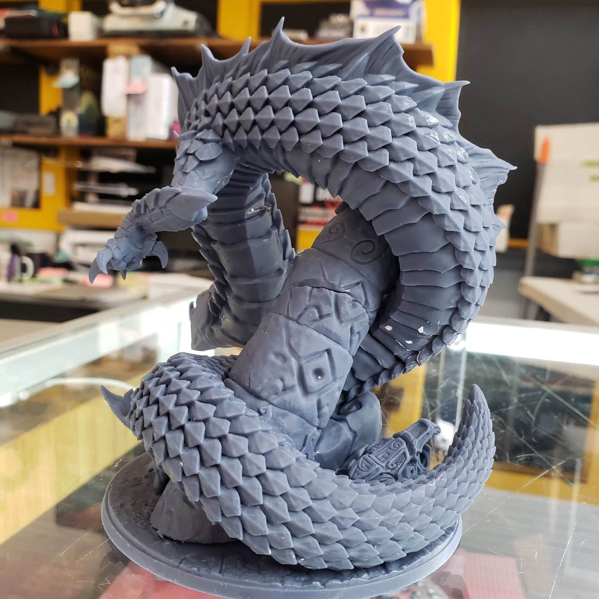 Great Linnorm of Frostheart (Snake-Like Dragon) - 