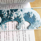 Great Wave Inspired Art Bookmark Tassel Fantasy Reading Gift