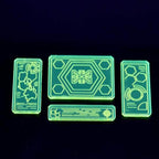 Fluorescent Scifi Screens - Tech Console / Fluorescent Green