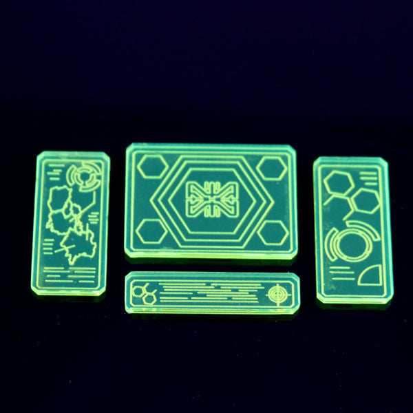 Tech Console 4-Pack - Fluorescent Green