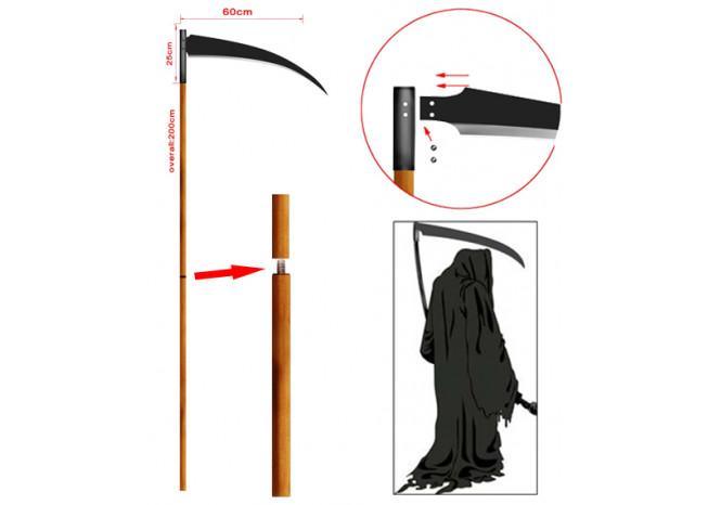 Grim Reaper Monster Scythe 80 Inches