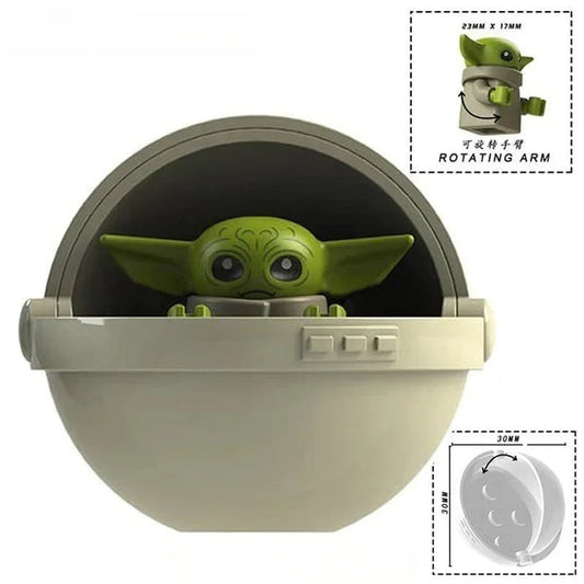Grogu in Hovering crib Star Wars Lego Compatible Minifigure