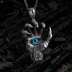 Dragon Claw Blue Evil Eye Pendant - Small / Without