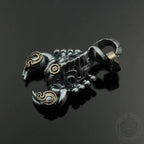 Blazing Scorpion Copper Animal Pendant - White copper/Brass / Pendant Only