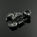 Blazing Scorpion Copper Animal Pendant - White copper/Brass / Pendant Only