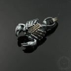 Blazing Scorpion Copper Animal Pendant - White copper/Brass / Pendant Only