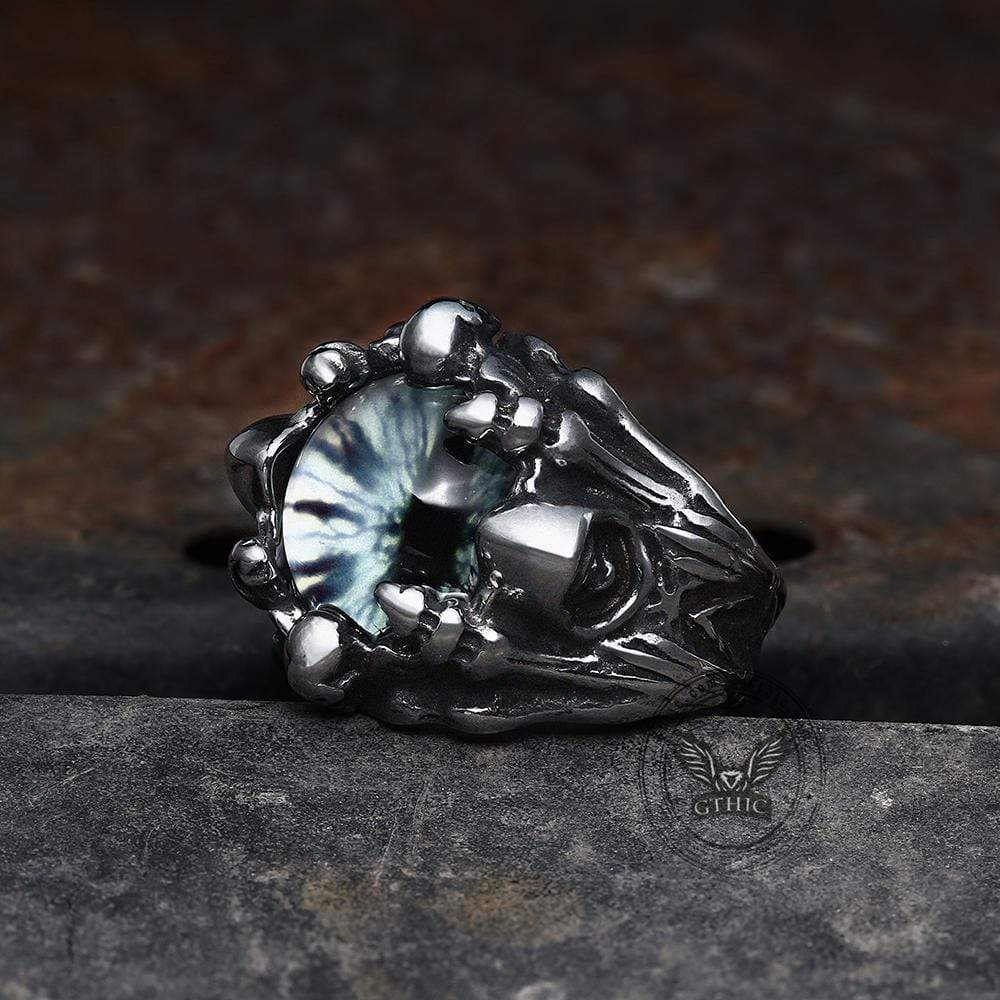 Eye Of Sauron Stainless Steel Ring