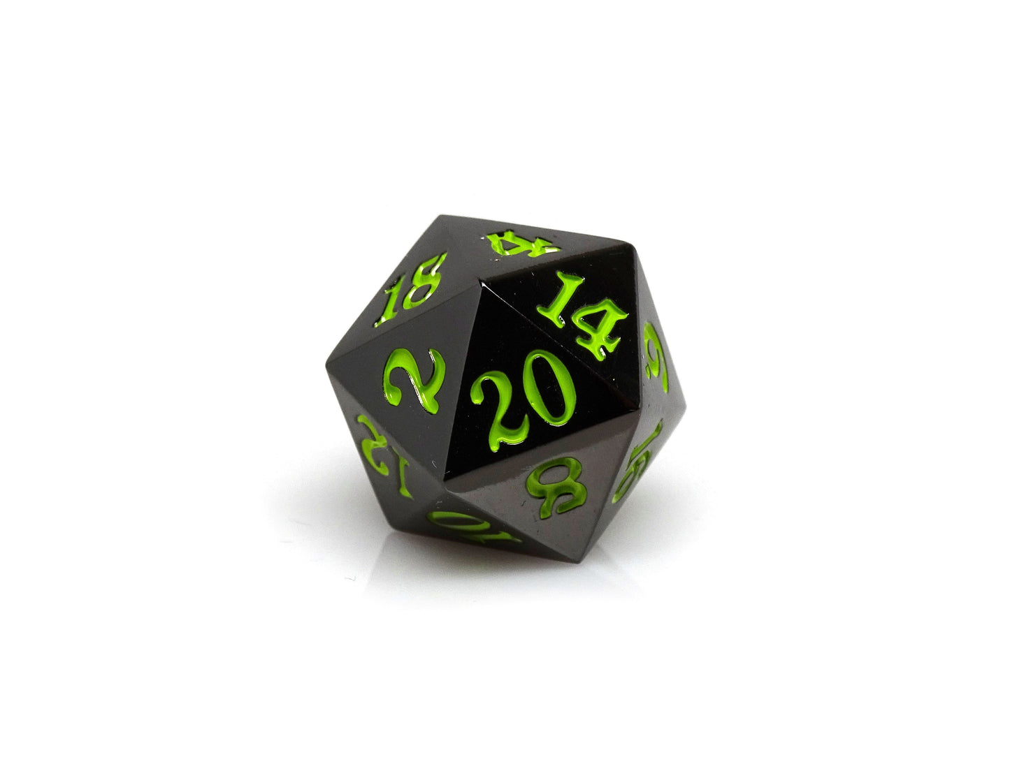 Gun Metal D20 - Signature Font -  Lime Font