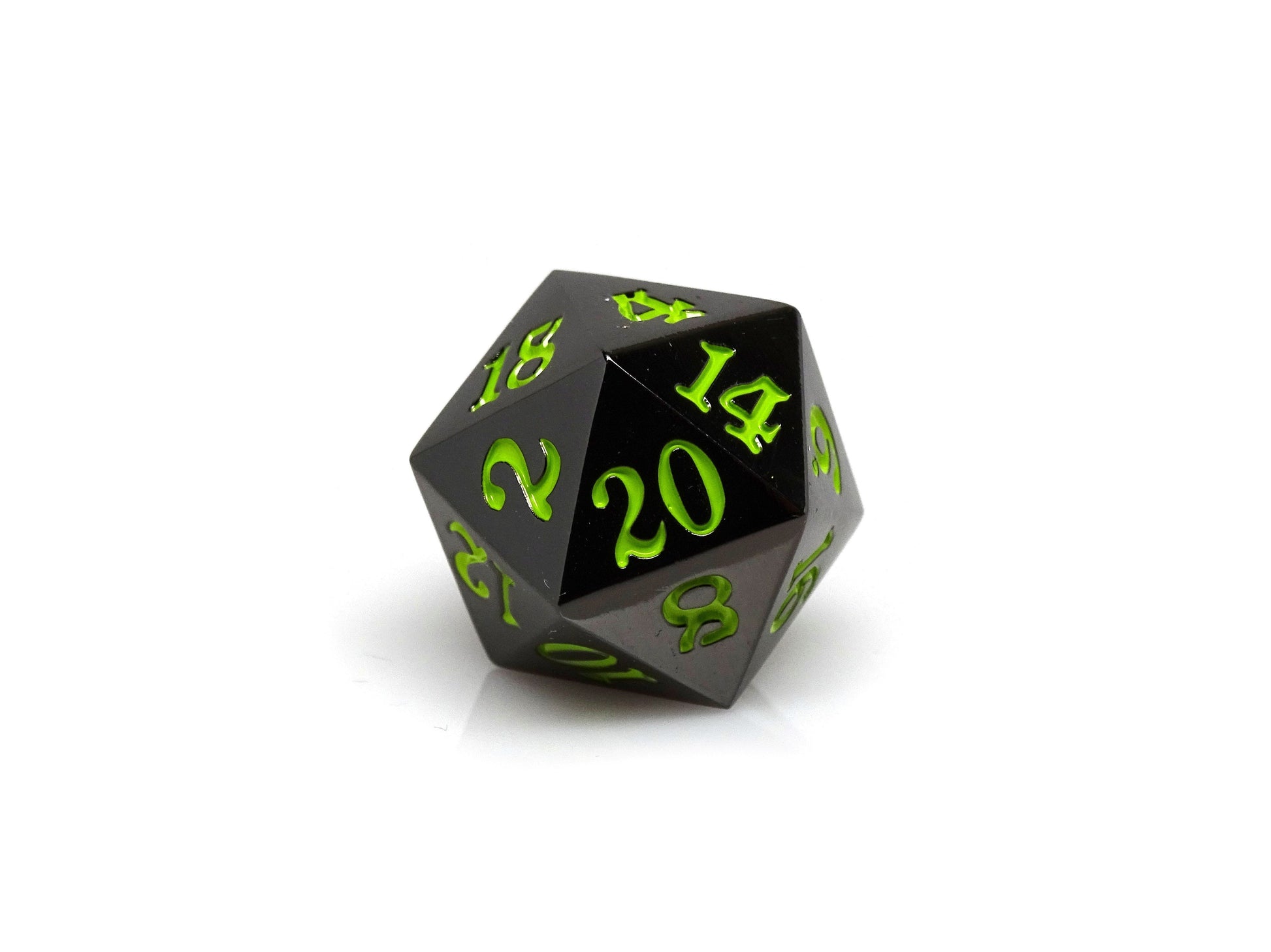 Gun Metal D20 - Signature Font -  Lime Font