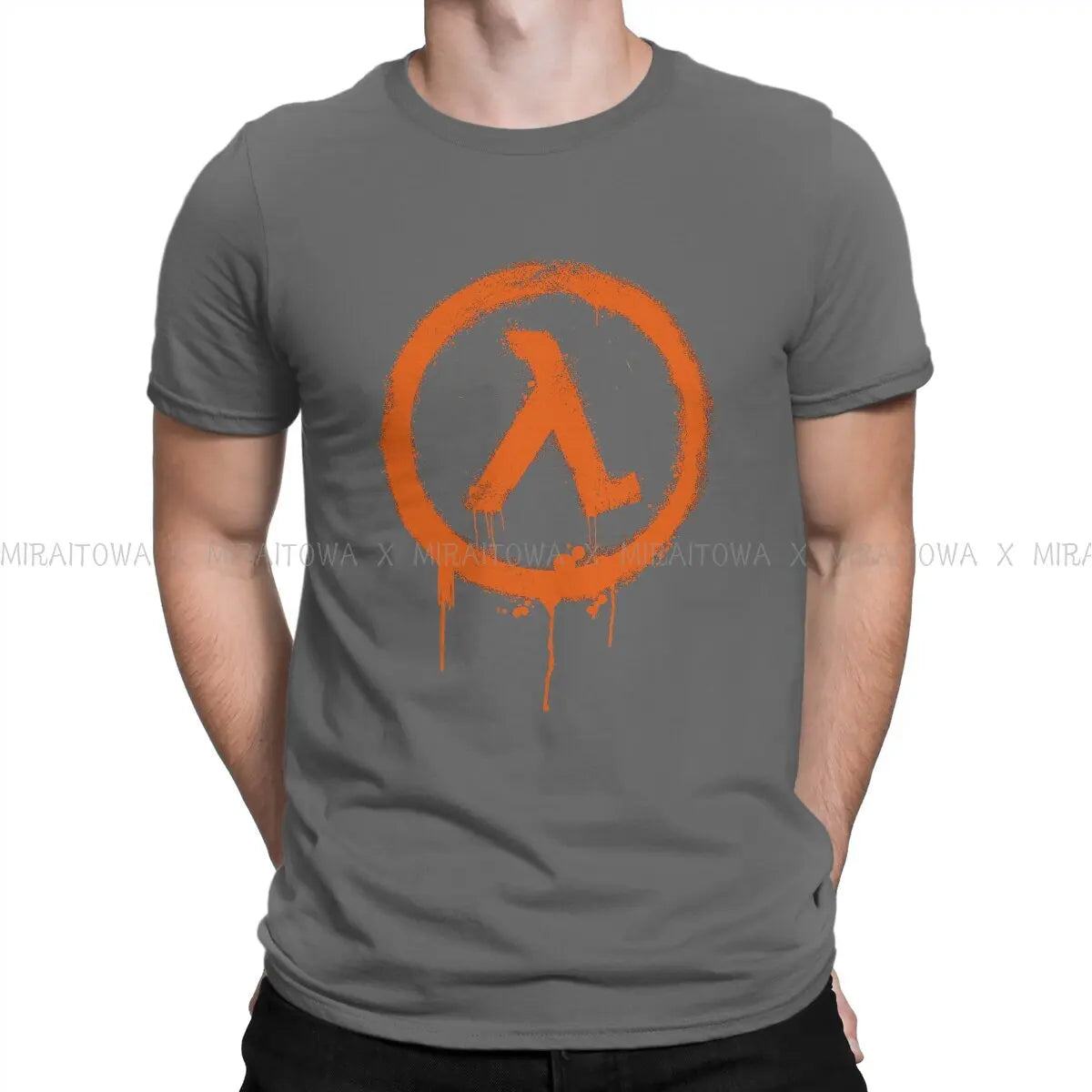 Half Life Game Rise Shine T Shirt Graphic Men's Tees Summer Cotton Tops Harajuku O-Neck TShirt