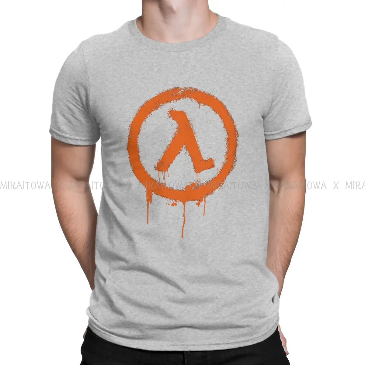 Half Life Game Rise Shine T Shirt Graphic Men's Tees Summer Cotton Tops Harajuku O-Neck TShirt