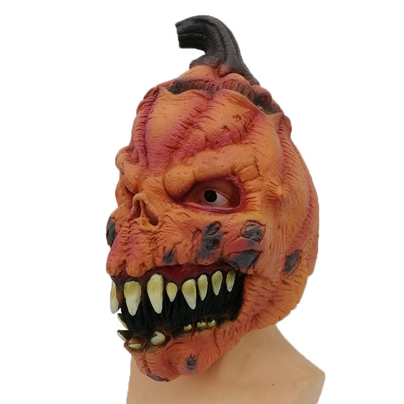 Halloween Horror Masks Easter Haunted House Dress Up Pumpkin Props Funny Party Tricky Latex Masks