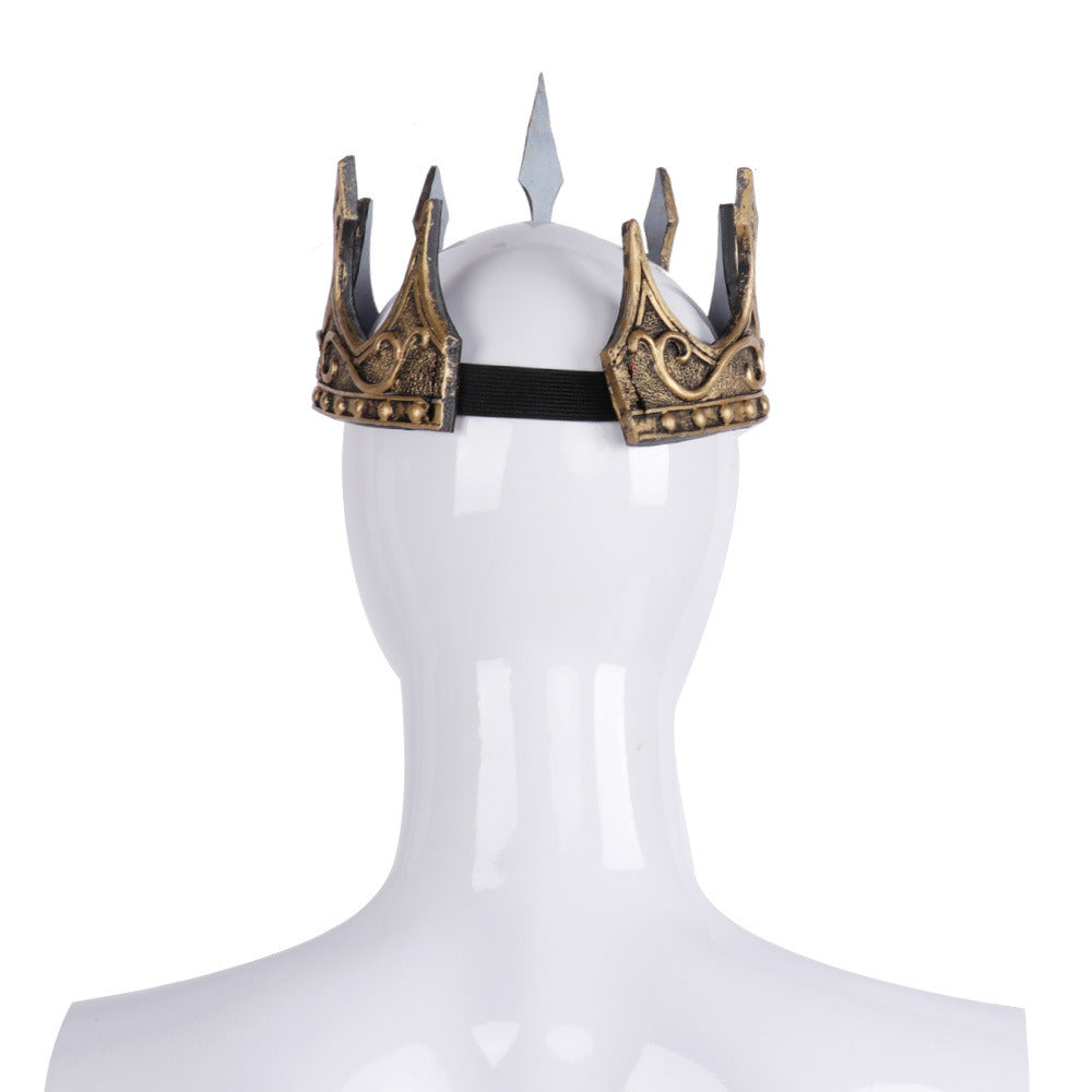 Halloween Medieval Crown PU Foam King Royal Headband