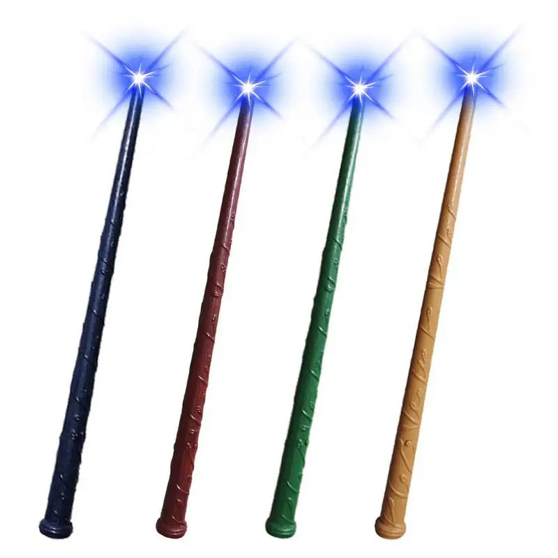 Halloween Party Cosplay Magic Wizard Magic Wand Light Up Sound Lighting Fairy Wand Children Girls Boys Party Costume Accessories