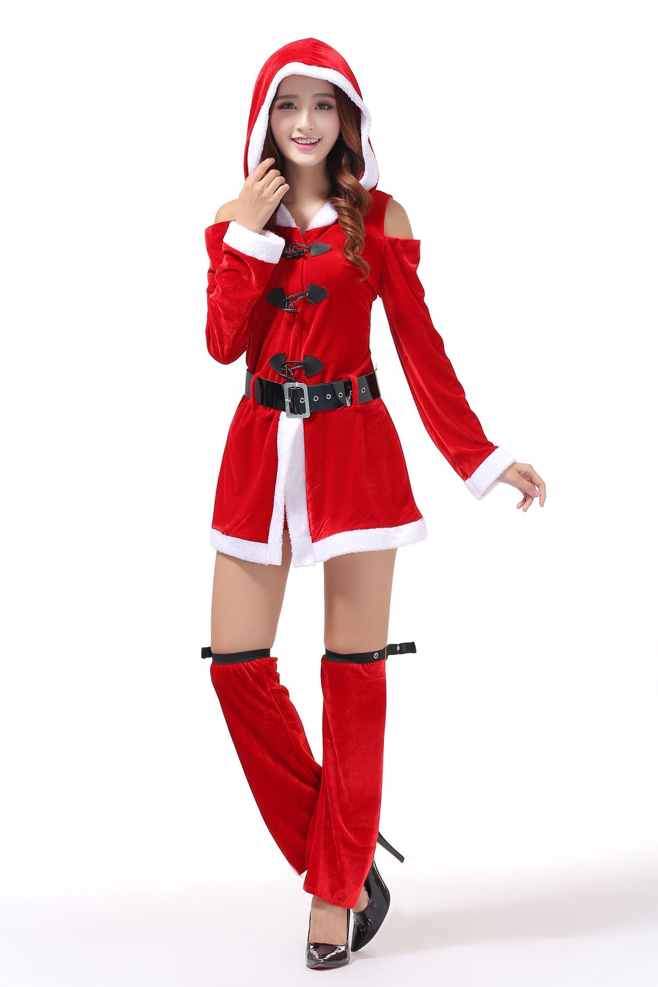 Halloween role-playing dance costumes new Christmas costumes Christmas costumes game uniforms $x76 dance