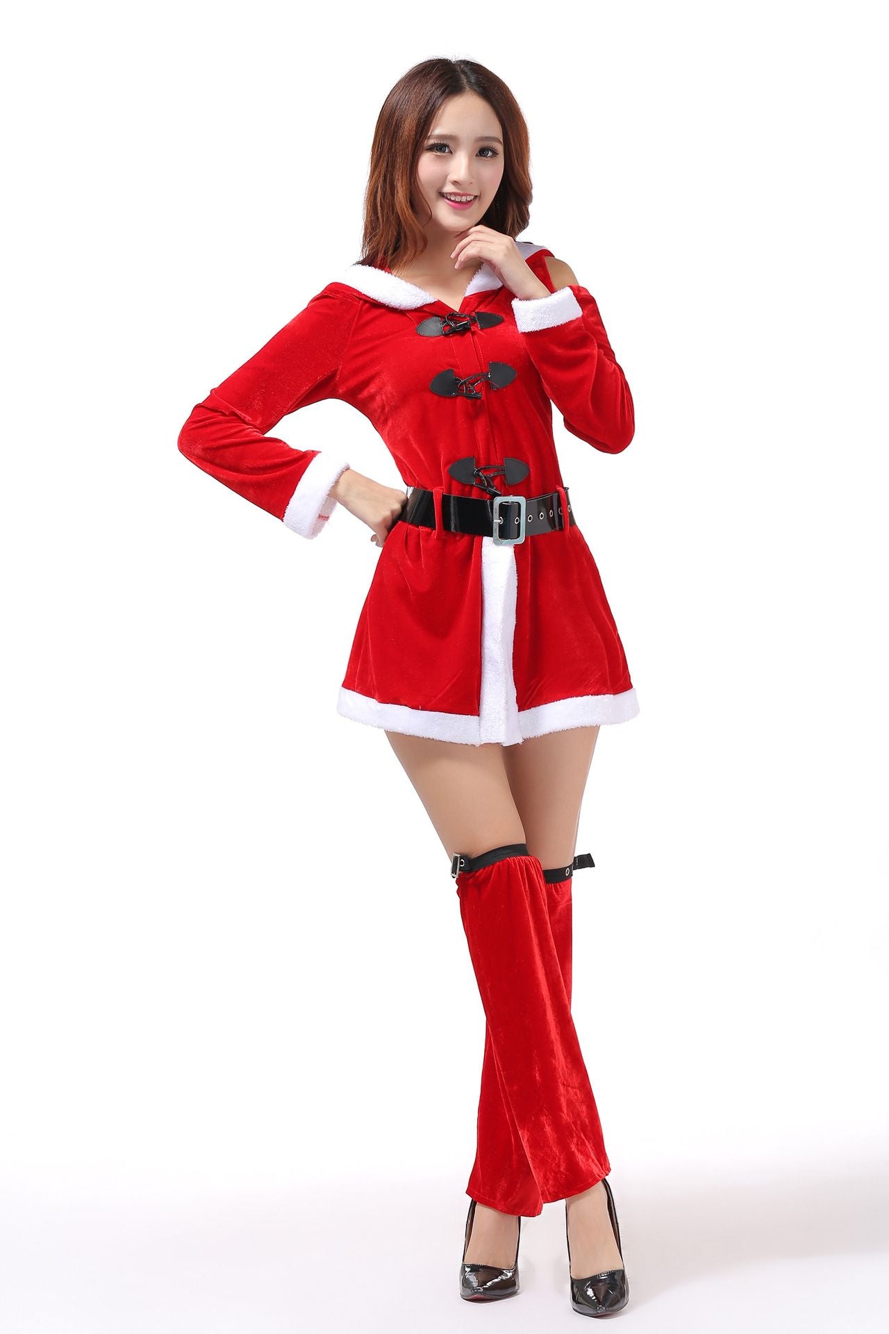 Halloween role-playing dance costumes new Christmas costumes Christmas costumes game uniforms $x76 dance