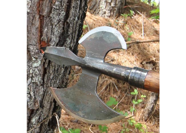 Hand Forged Viking Invasion Battle Axe