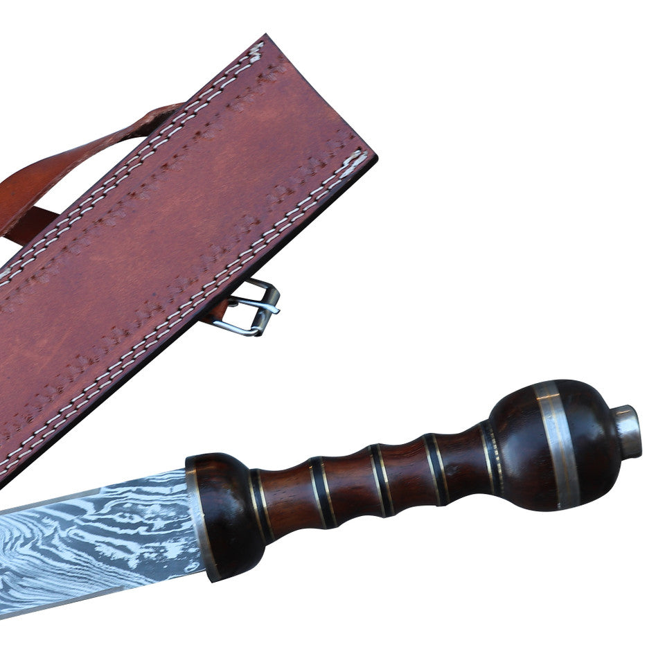 Handmade Damascus Steel Roman Gladius XV Legion Edition