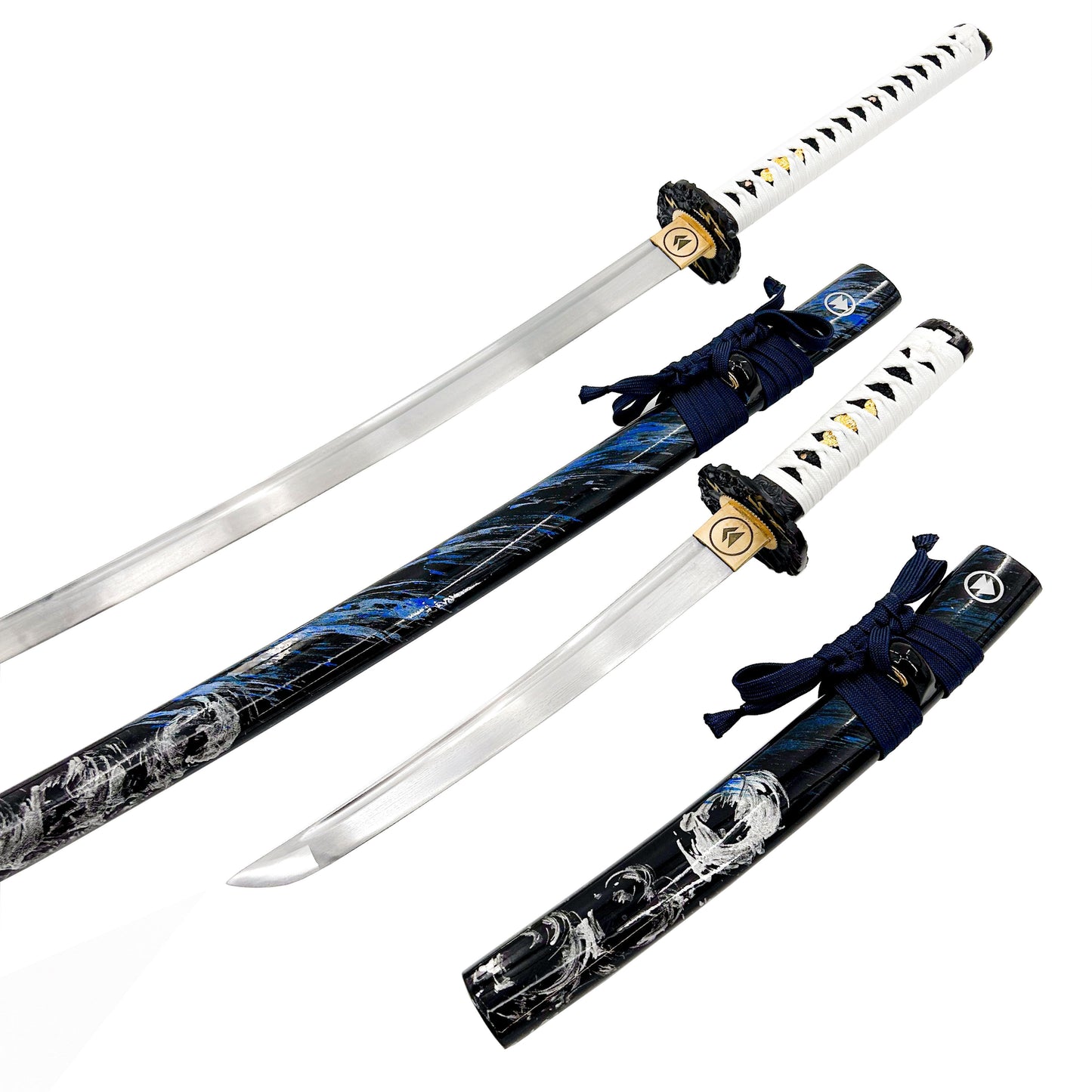 Handmade Katana and Tanto Set from Ghosts of Tsushima Clan Sakai Edition