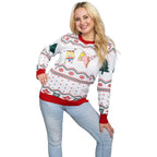 Hanging Lights SpongeBob and Patrick Christmas Sweater