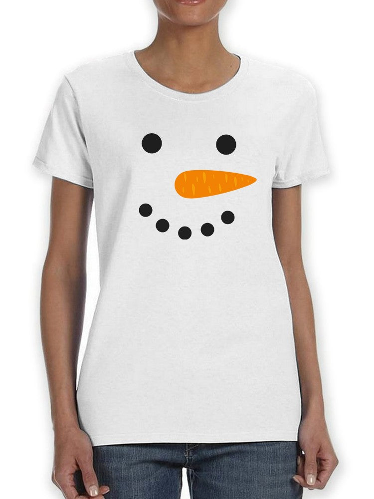 Happy Snowman T-shirt -SmartPrintsInk Designs