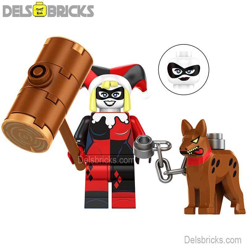 Harley Quinn Batman Animated Series Lego Minifigures Custom Toys - 