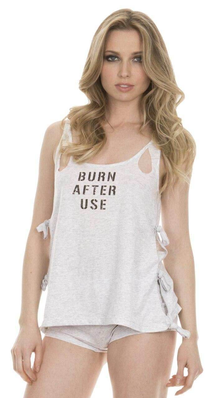 Harley Quinn Burn After Use Tank - S