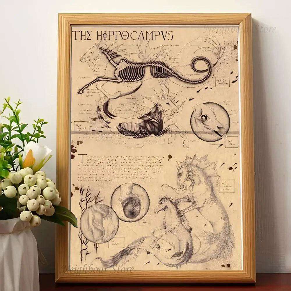 Harry Potter creatures poster