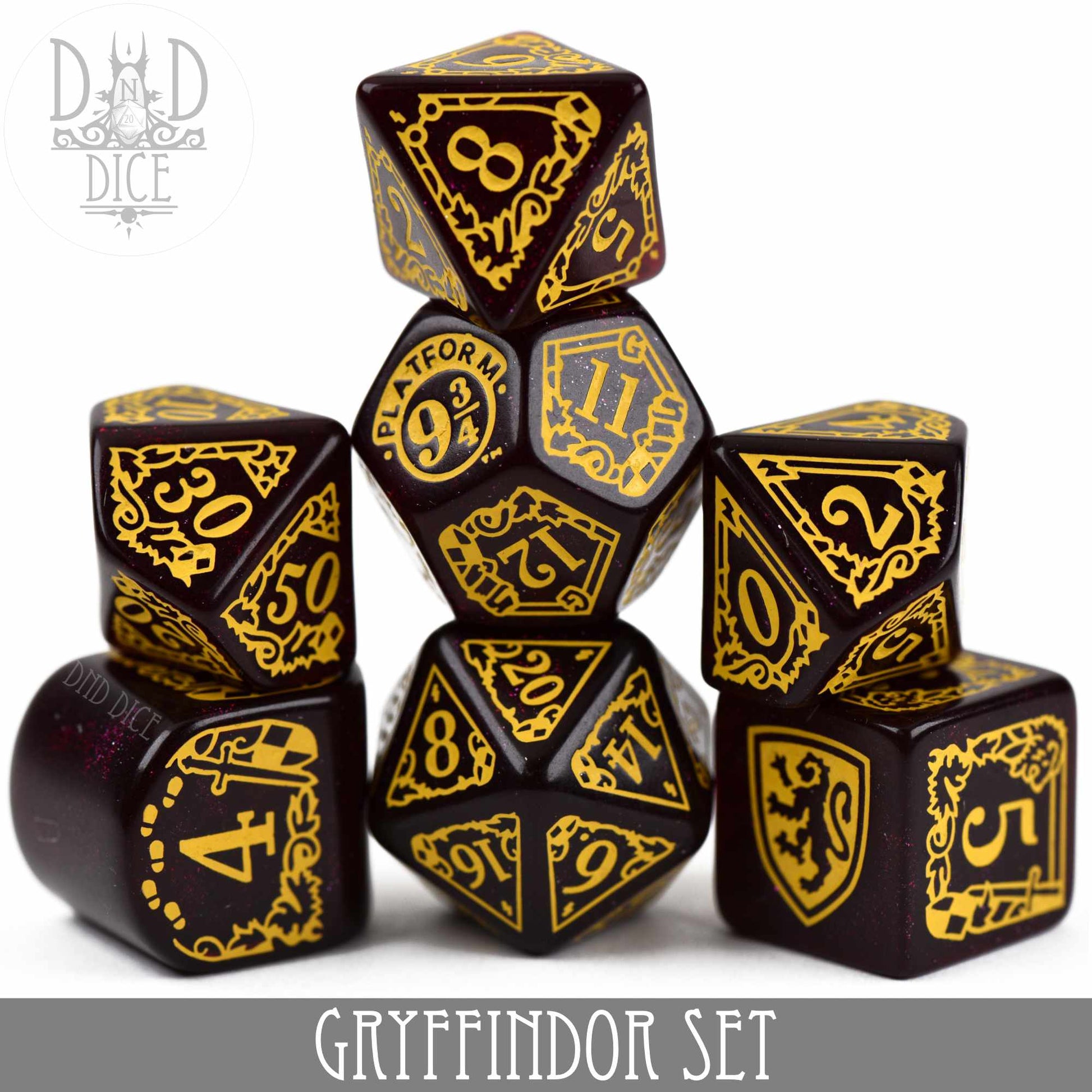 Harry Potter - Gryffindor Dice Set