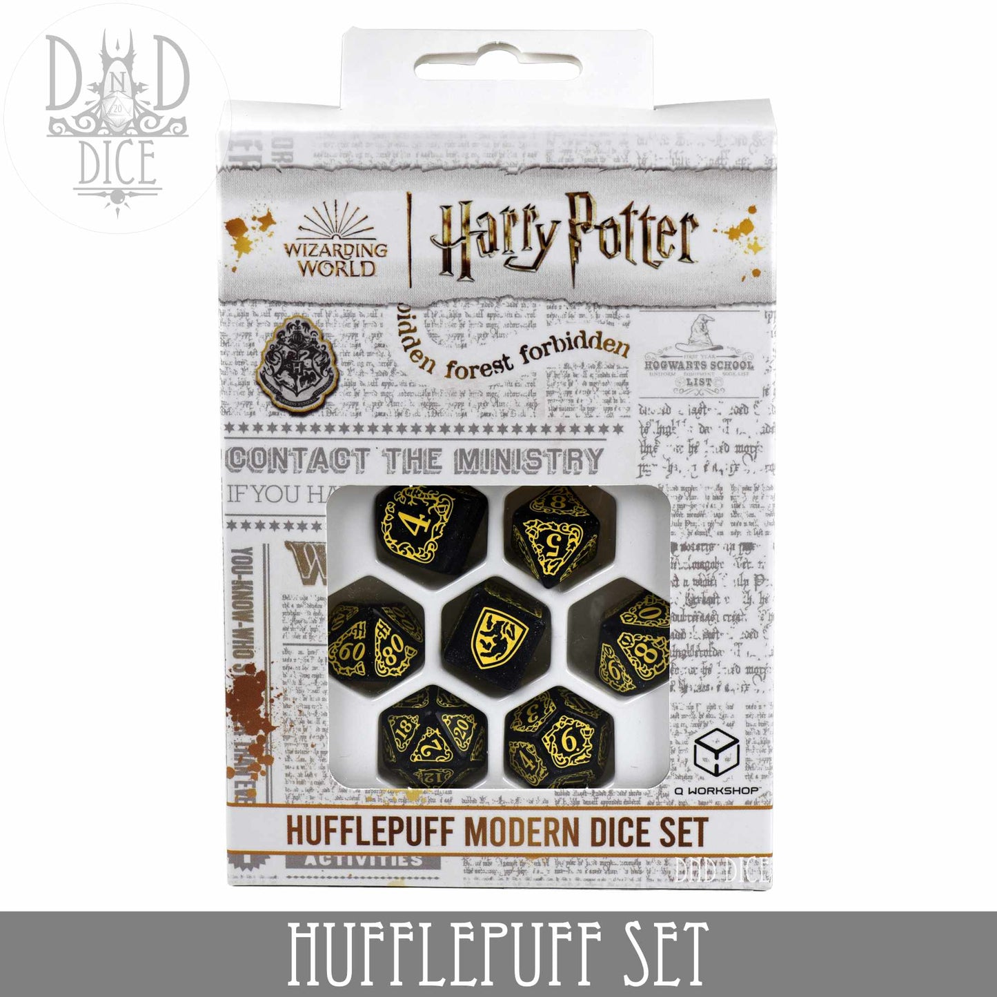 Harry Potter - Hufflepuff Dice Set